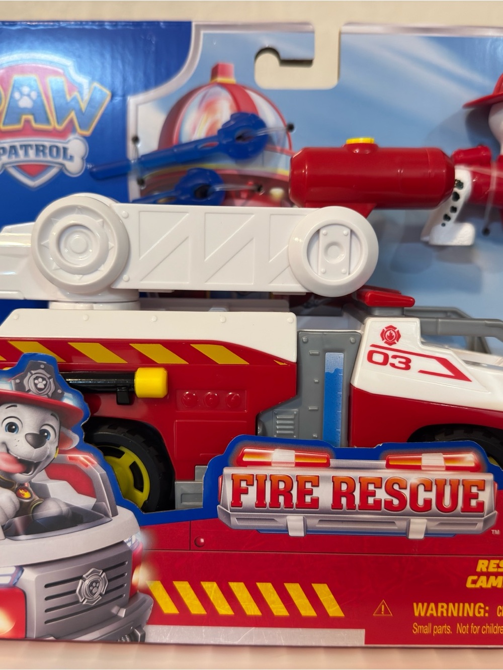 Paw Patrol Red and White Fire Rescue Engine Toy